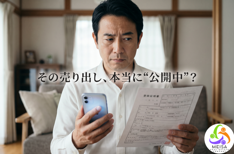 流山で売り出し中の家の取引状況をスマートフォンで確認する売主
