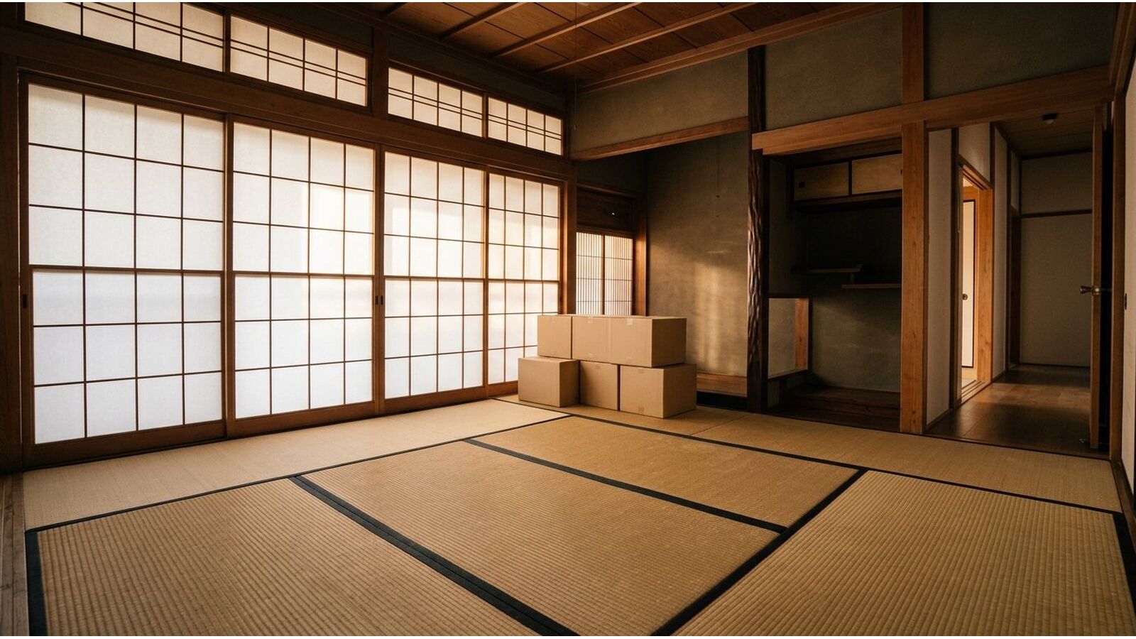 家財の整理を終えた和室（イメージ）